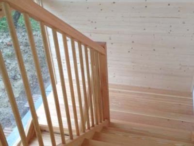 Stiegenhaus Holz-Bauweise